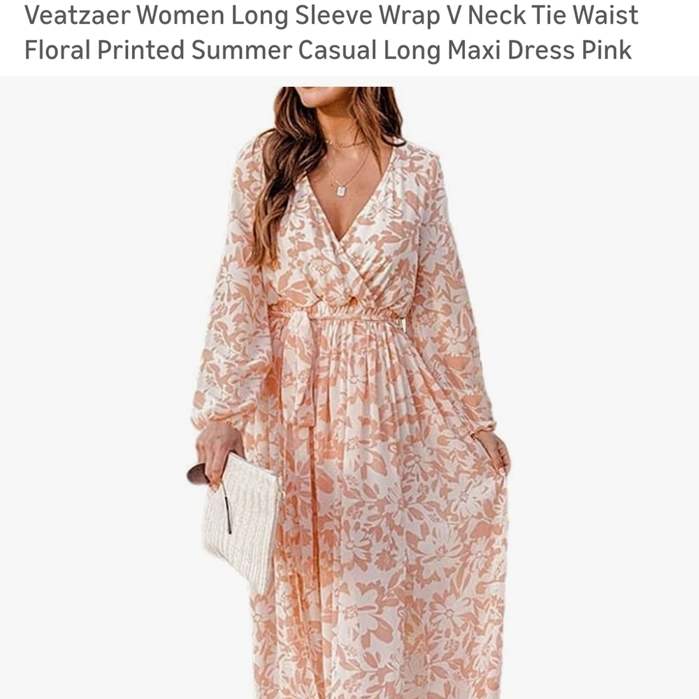 Floral V-Neck Maxi Dress